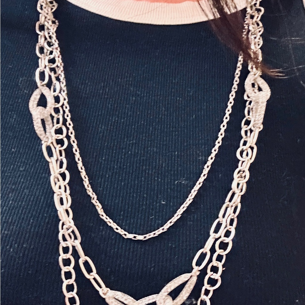 Elegant Silver Chain Necklace
